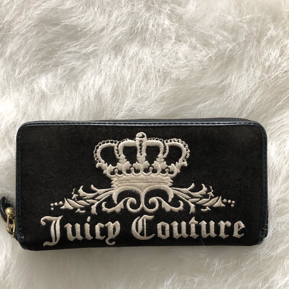 Black Velvet Juicy Couture Wallet